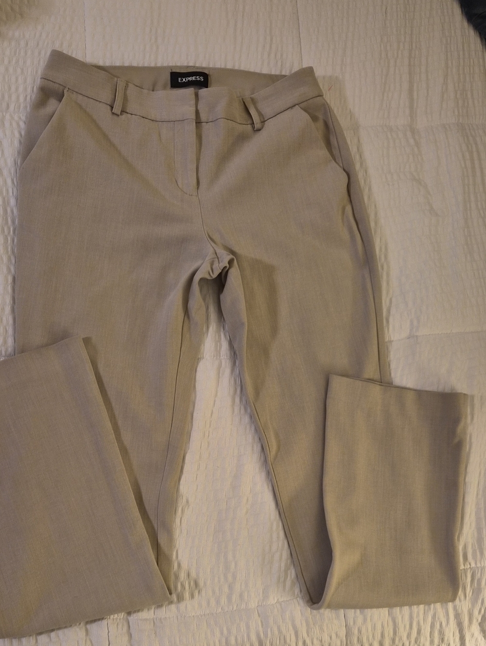 Express Women's Light Tan Dress Trousers sz 8R